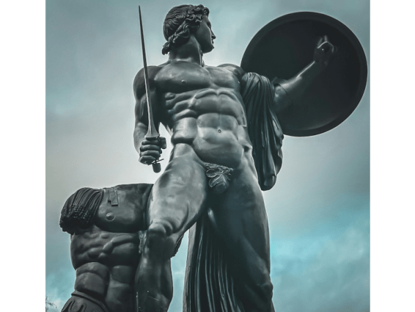 En hardtslående mageøvelse